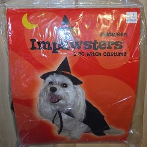 Witch Dog Pet Halloween Costume Cat 2 Pieces New Size Small